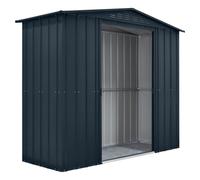 8x3 Globel Apex Metal Shed in Grey