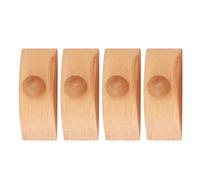 8x4.3x3cm 4 Quilt Wall Wooden Rug & Tapestry Hangers, Quilt Racks, Wooden Wall Clips
