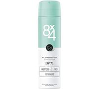 8X4 Deodorant Spray N°7 Fresh Lime (150 ml), Women's Deodorant with Fresh Fruity Citrus Scent, Aluminium Deodorant for All Skin Types