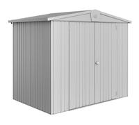 8x5 Biohort Europa 3 Metal Shed - Metallic Silver