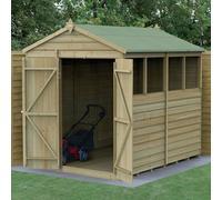 4LIFE Apex Shed 6x8 - Double Door - 4 Window