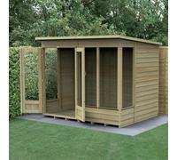 8x6 Forest 4Life Pent Summerhouse Pressure Treated - 8x6 Forest 4Life Pent Summerhouse Pressure Treated - With Installation on customers prepared base