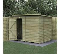 4LIFE Pent Shed 8x6 - Without Base / Installation Included / 0 / 1