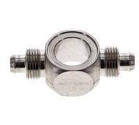 8x6 & G1/4'' Stainless Steel 1.4571 Banjo Tee Push-on Fitting