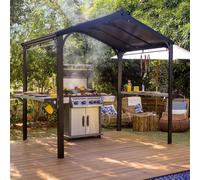 8x6 Palram Canopia Austin 2400 BBQ Gazebo