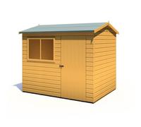 8x6 Shire Lewis Premium Shed with Door in Right Side in Shiplap