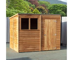 8x6 Shire Overlap Pent Shed