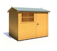 8x6 Shire Suffolk Premium Shed in Shiplap Tongue and Groove - Door on right