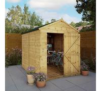 8x6 Wooden Garden Shed Shiplap Apex Windowless Storage Shed 8ft 6ft Waltons