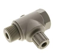 8x6mm & G1/2'' PP Elbow Compression Fitting with Male Threads with Banjo Bolt 10 bar