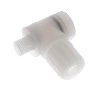 8x6mm & G1/8'' PVDF Elbow Compression Fitting with Male Threads with Banjo Bolt 10 bar