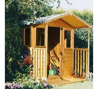 8x7 Shire Orkney Professional Shed including 3ft Verandah - Shiplap