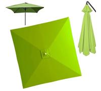 8'x8' 10'x10' Square Umbrella Canopy Replacement For 4/8 Ribs Patio Umbrella, Outdoor Table Parasol Replacement For Yard, Canopy Only(Army green,2.5x2.5m/8ftx8ft)