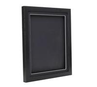8x8" Black Solid Wood 3D Deep Box Picture Frame Display Memory Box With Black Mount For Medals Memorabilia Flowers etc