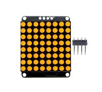 8x8 Dot Matrix Module,DC 3.0V-5.5V Dot Matrix DIY Kit Equipped with HT16K33 I2C LED Drivers with 4Pin Male Pin