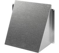 8x8 Inch Galvanised Steel Hood Vent - External Air Vent Cap for Outdoor Ventilation - Repa Market