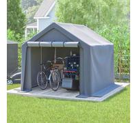 Outdoor Storage Tent Dark Grey - Dark grey / 8x8 Ft