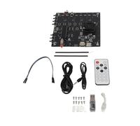 8x8x8 3D LED Light Cube DIY Electronic Kit RGB Color Music Spectrum Display with Infrared Remote Transparent Acrylic Protective Case Soldering Project for Student STEM Learning (Weld the base plate