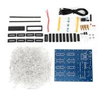 8x8x8 LED Cube Kit with 512 Blue/White LEDs, FR-4 PCB, USB-Powered 3D Light Display for Dynamic Effects, DIY Electronics Project