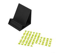 8x8x8cm Compact Gaming Console Stand PL Material(Black and Green) | PL for impact-resistant material, for durable shape retention, sl ray black finish, modern aesthetic design