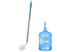 8x9x61cm Long Handle L Shaped Bottle Brush Cleaner - Water Bottle Cleaning Brush With Suspension, 120 Degree Angle Bending Hangable Bottle Clean Brush For Bottle Mouth Diameter Greater Than 4.5cm