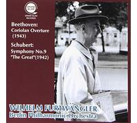シューベルト : 交響曲第9番「ザ・グレート」 & ベートーヴェン : 「コリオラン」序曲 / フルトヴェングラー & ベルリン・フィル (Schubert: Symphony No.9 & Beethoven: Coriolan Overture / Furtwangler & BPO) [CD] [国内プレス] [日本語帯解説付]