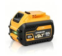 9.0Ah 20V/60V FlexVolt XR Battery for Dewalt Battery DCB609 DCB606 DCB612 DCB184 DCB546 DCB200 DCB201 DCB182 Large Capacity Lithium-ion Battery with LED Indicator