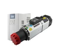 9.0kw ATC Air-Cooled Spindle Motor 380V 220V Automatic Tool Changer +VFD Converter Kit for CNC Router Milling Machine(220v)