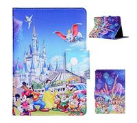 9-10.1 Inch Tablet Case, Protective Case Cover for iPad 9.7 2018, Galaxy A6 10.1/Tab E 9.6, ASUS ZenPad 10, Lenovo TB-X103F/Tab 2 A10-70, Huawei MediaPad T3 T5 10/M5 Lite (Disneyland Fireworks Parade)
