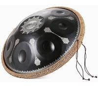 9/10/12 Note Handpan, 440hz/432hz Steel Hand Drum Instrument, 22 Inch In D Minor Harmonic Percussion For Sound Healing, Personal Meditation(10 Notes (432Hz))