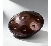 9/10/12 Note Handpan Drum 22" in D Minor 432Hz/440Hz Percuss Instrument for Mtat Includes Bag Stic & Stand - Purple Color