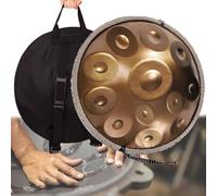 9/10/12 Notes D Minor Hand Drum Percussion Instrument, 432Hz/440Hz Premium Steel Hand Drums, 22 Inch Handpan Instrument Handpan Drum For Adults, For Yoga Training(440Hz,9Notes)