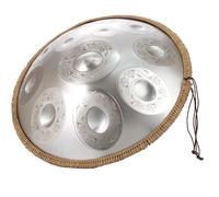 9/10/12 Notes Handpan｜22in Handpan Drums Percussion For Adults｜D Minor Premium Steel Hand Drum｜440hz/432hz Hand Pan With Handpan Drum Stand(Sun,12 Notes(440Hz))
