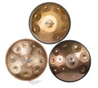 9/10/12-Notes Handpan Drums For Adults, 22-Inch 432Hz D Minor Kurd Handpans Instrument With Soft Bag, 2 Handpan Mallets, Handpan Stand And Dust-Free Cloth(Blue,9)