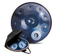 9/10/12 Notes Steel Hand Pan Percussion Instruments, 22 Inch Hand Handpan Drum Sets In D Minor, 432Hz/440Hz Handpan Drum Instrument, For Adults Kids Beginners(Blue-432Hz,10Notes)