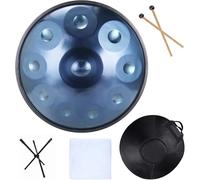 9/10/12notes an Drum Instrument,D Minor 12 Notes 22" Steel Hand Drum,Stand an, for professional performance Steel Pan Drum,D,10Notes