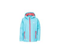 Trespass Kids Jacket Qikpac - Waterproof, Breathable, School Raincoat, 2 Zip Pockets, Full Zip, Adjustable Hood, Storm Flap, Ventilated Back, Lightweight, Packable