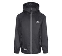 Trespass Kids Jacket Qikpac X Waterproof Packaway Black/Carbon 9-10 Years