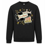 (9-10 Years, Black) Toy Story Childrens/Kids Take Me To Your Pizza Aliens Sweatshirt