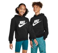 (9-10 Years, Black/White) Nike Childrens/Kids Club Logo Fleece Hoodie