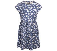 Trespass Girls Happiness Heart Short-Sleeved Dress - Blue - 9-10 Years - Blue - 95% Cotton/5% Elastane