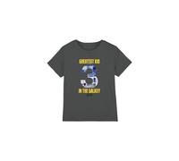 (9-10 Years, Charcoal) Star Wars Childrens/Kids Greatest Kid R2-D2 T-Shirt
