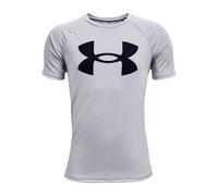 (9-10 Years, Grey/Black) Under Armour Boys Tech Big Logo Loose T-Shirt