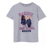 (9-10 Years, Grey Marl) Barbie Girls High School Short-Sleeved T-Shirt