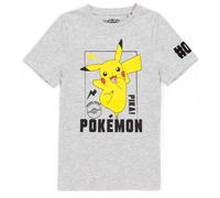 (9-10 Years, Grey) Pokemon Childrens/Kids Pikachu T-Shirt
