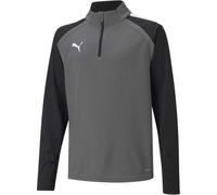 (9-10 Years, Grey) Puma Childrens/Kids TeamLIGA Quarter Zip Fleece Top