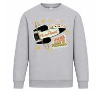 (9-10 Years, Grey) Toy Story Childrens/Kids Take Me To Your Pizza Aliens Sweatshirt