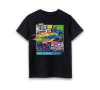 (9-10 Years) Hot Wheels Short Sleeved T-Shirt (Boys Black)