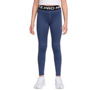 (9-10 Years, Mystic Blue) Nike Girls Pro Tights