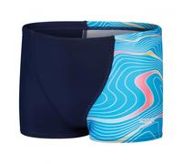 (9-10 Years, Navy) Speedo Boys Digital Print V-Cut Swim Shorts